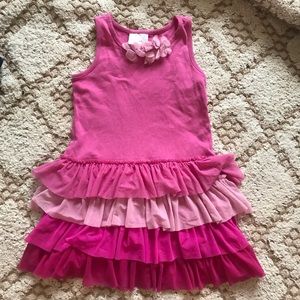 Hanna Andersson tulle skirt tier‎ dress 110